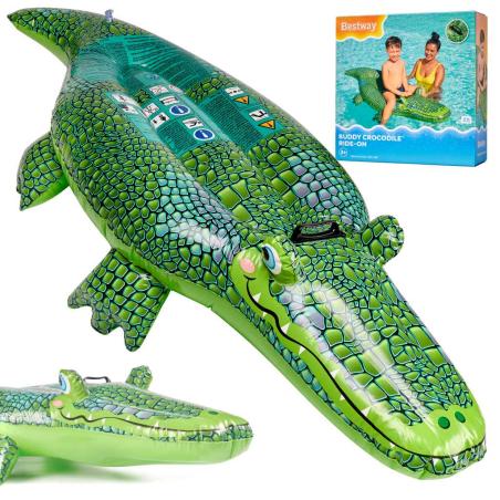 BESTWAY 41477 Materac dmuchany krokodyl do pływania zabawka 3+ 45kg  Do pływania KX4005-IKA 1